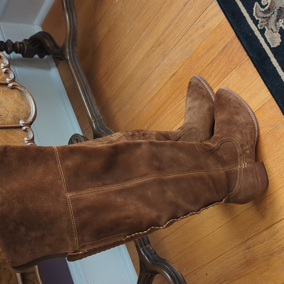 NEW Dolce Vita Silas over the knee brown suede boot size 8.5 - Picture 3 of 16